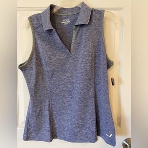 New Bcg Tru-Wick Collared Sleeveless Top/ L